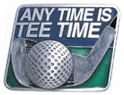 Any Time is Tee Time Hitch Cover