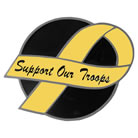 Support Our Troops Hitch Cover